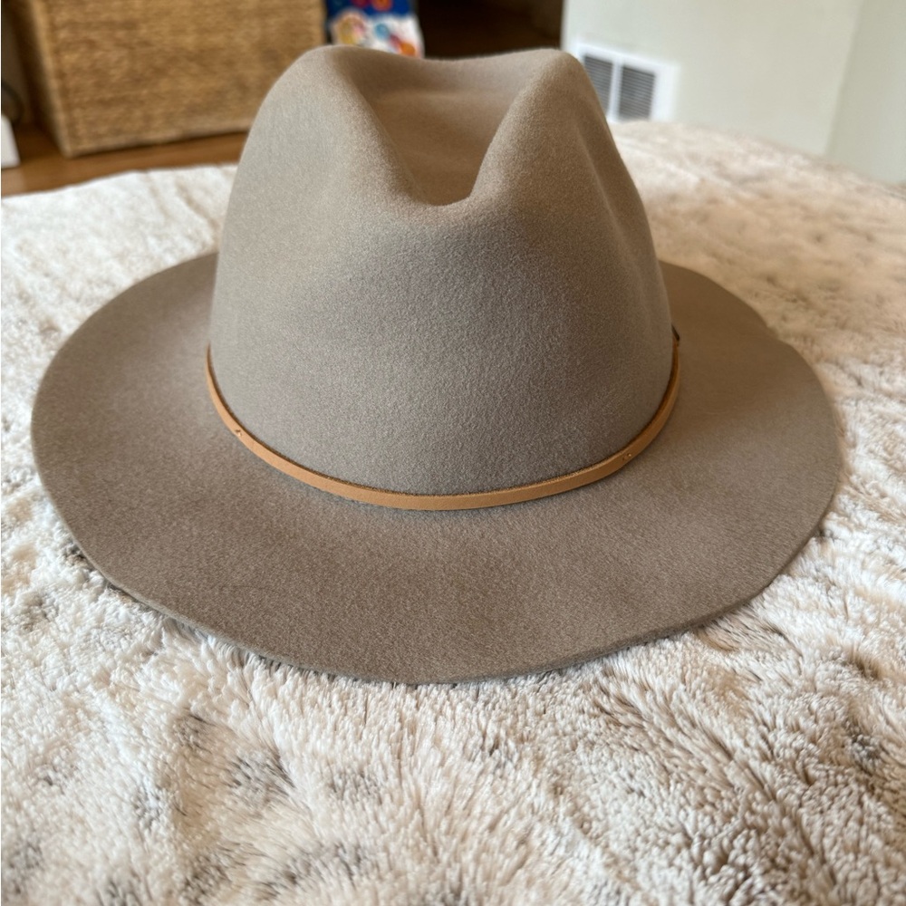 Brixton Wesley Fedora Tan Adjustable Hat